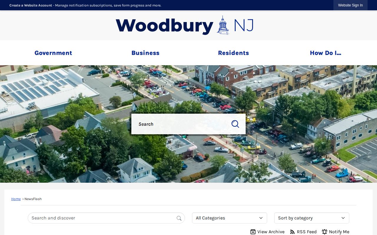 Woodbury Gloucester County Police News and Crime Blotter official archive